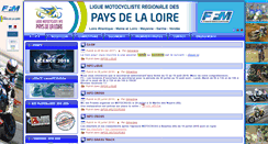Desktop Screenshot of ligue-moto-paysdelaloire.org